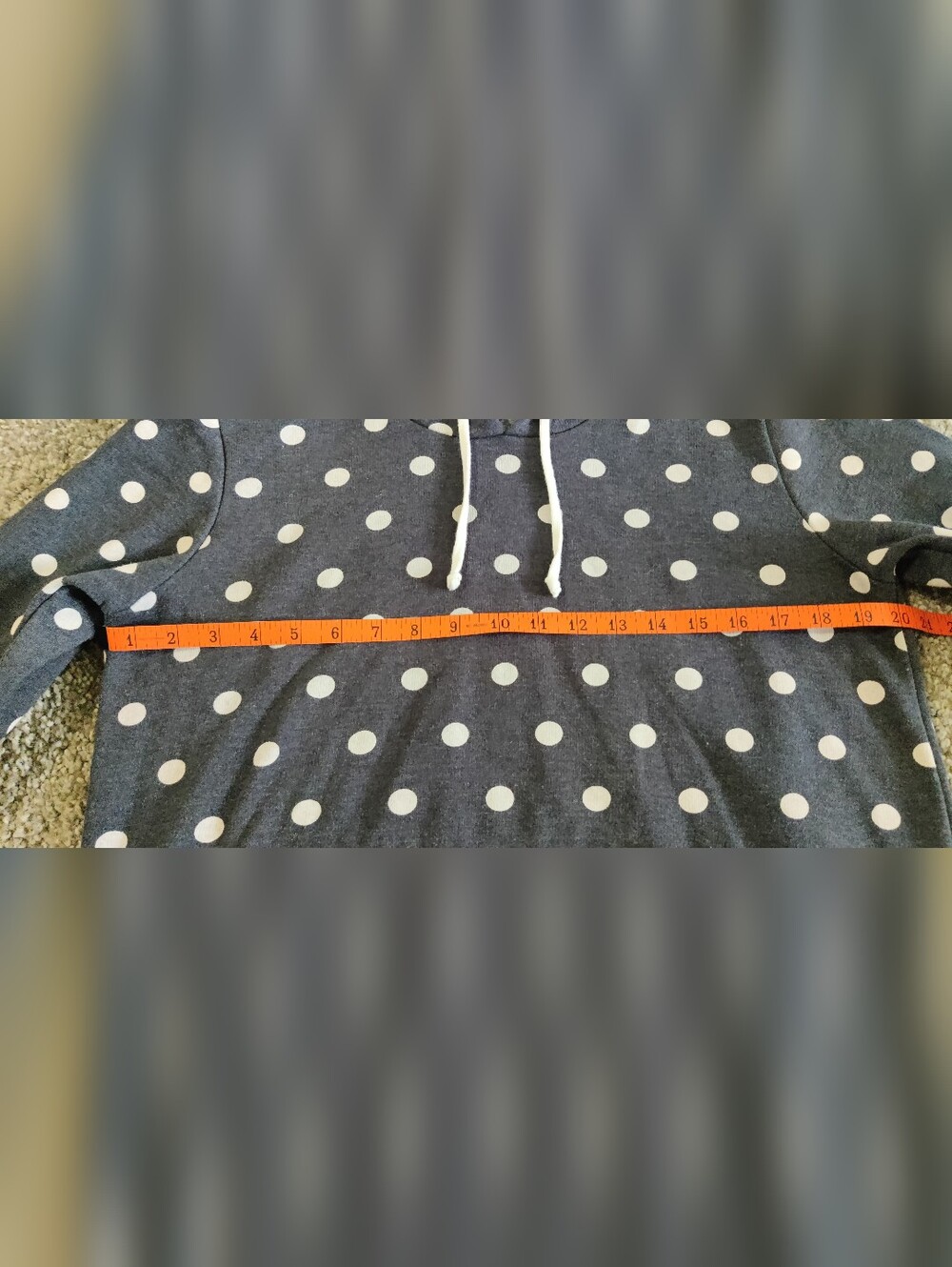 Alternative Women’s Black Polka Dot Pullover Hoodie - Picture 6 of 8